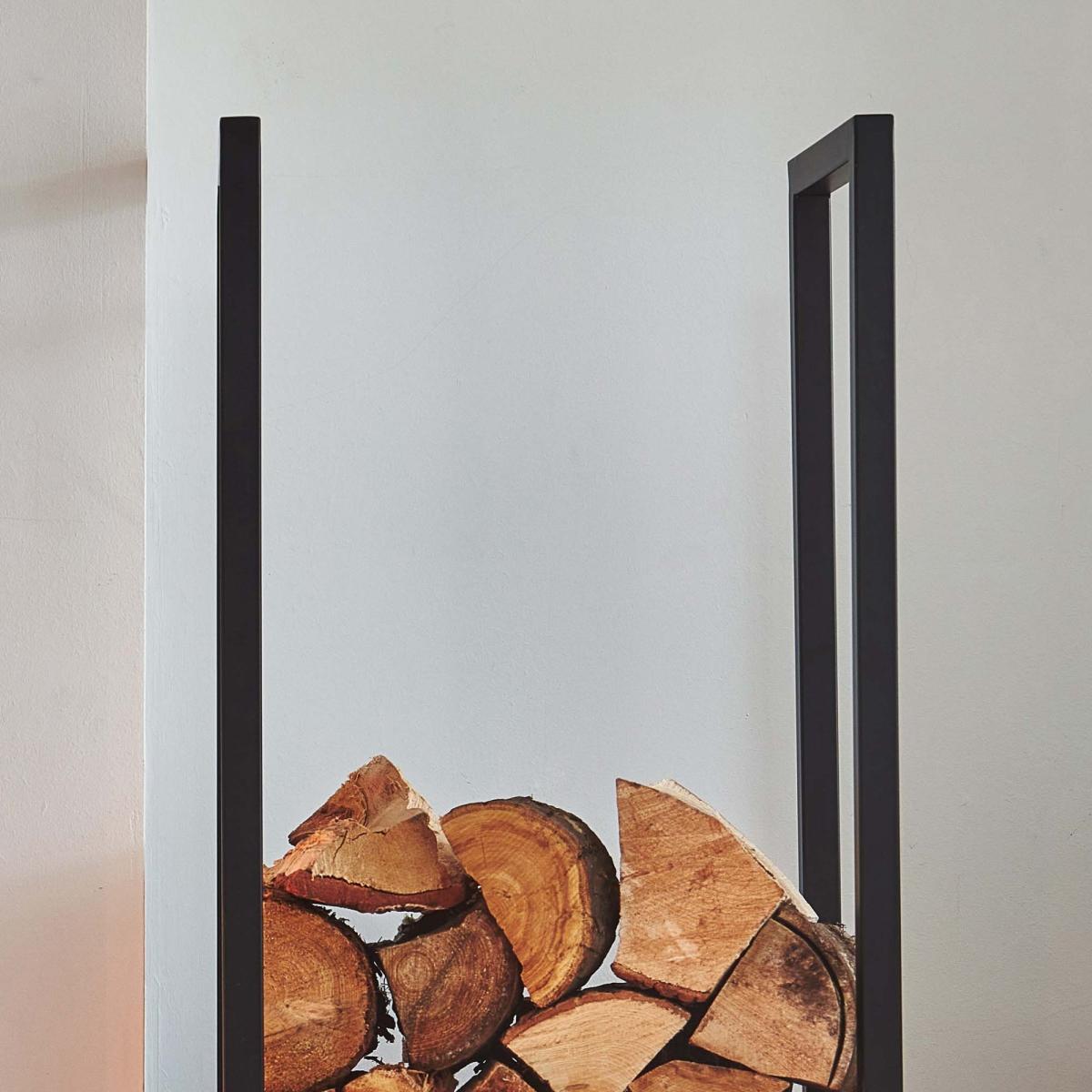 Return - Tall Square Shelved Log Storage Basket – image 4