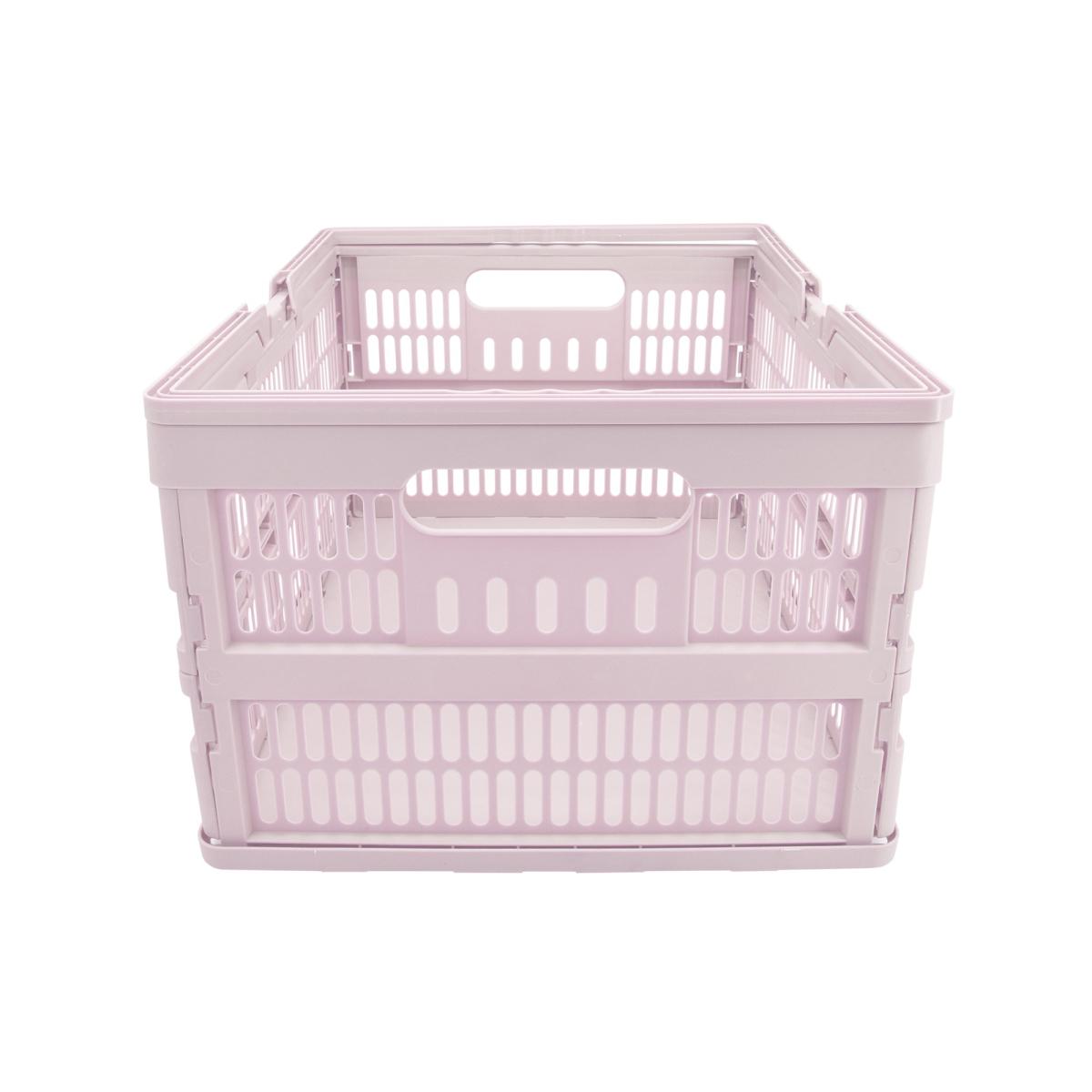Large Folding Crate Purple – image 2
