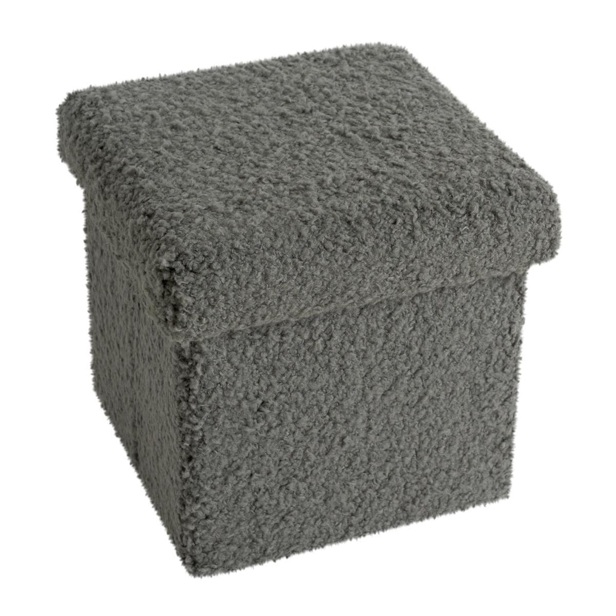 Teddy Cube Foldable Storage Grey – image 2
