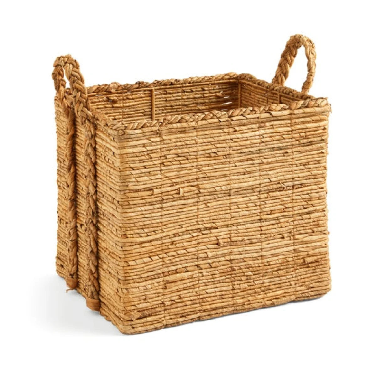 Large Square Banana Bark Storage Basket – image 3
