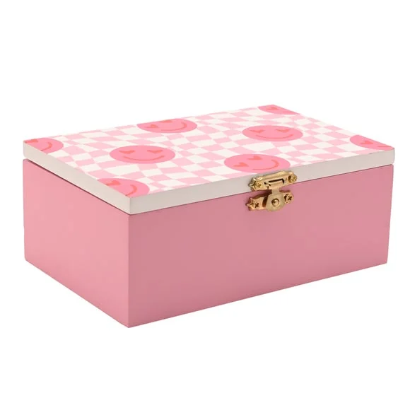 The Feel Good Club Chequerboard Smile Storage Box – image 2