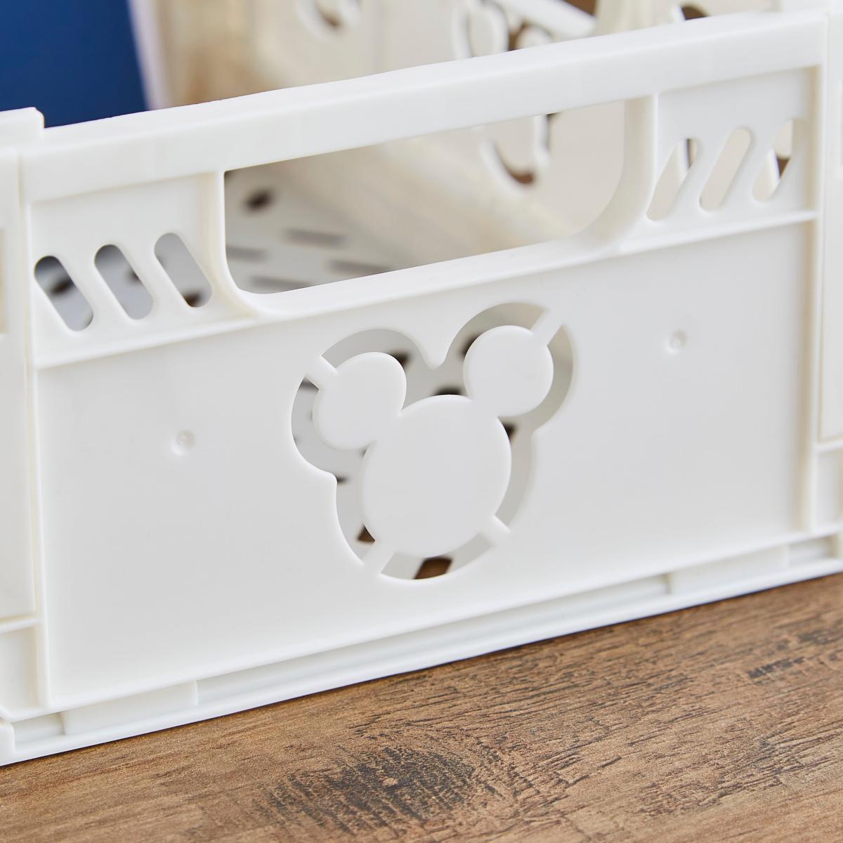 Disney Mickey Mouse Small Plastic Storage Crate – image 1