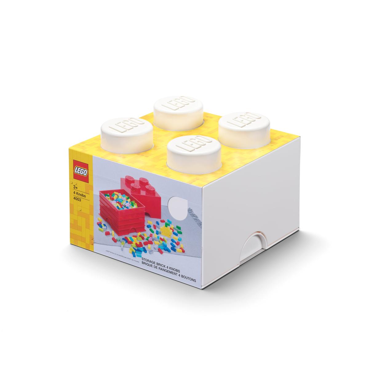 Lego 4 Brick Storage Box White – image 2