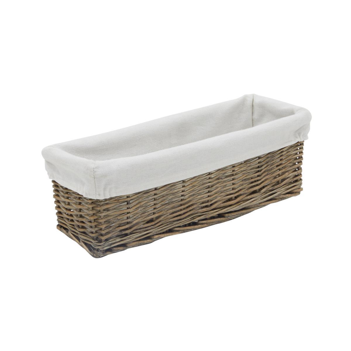Willow Slim Storage Basket Natural (Brown) – image 3