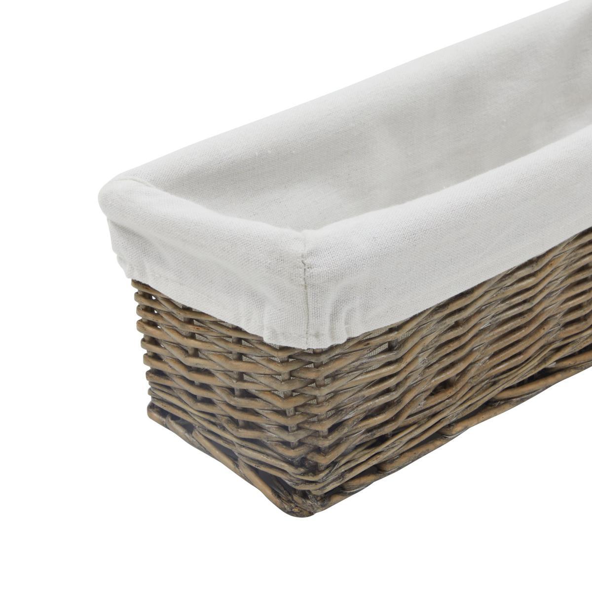 Willow Slim Storage Basket Natural (Brown) – image 4