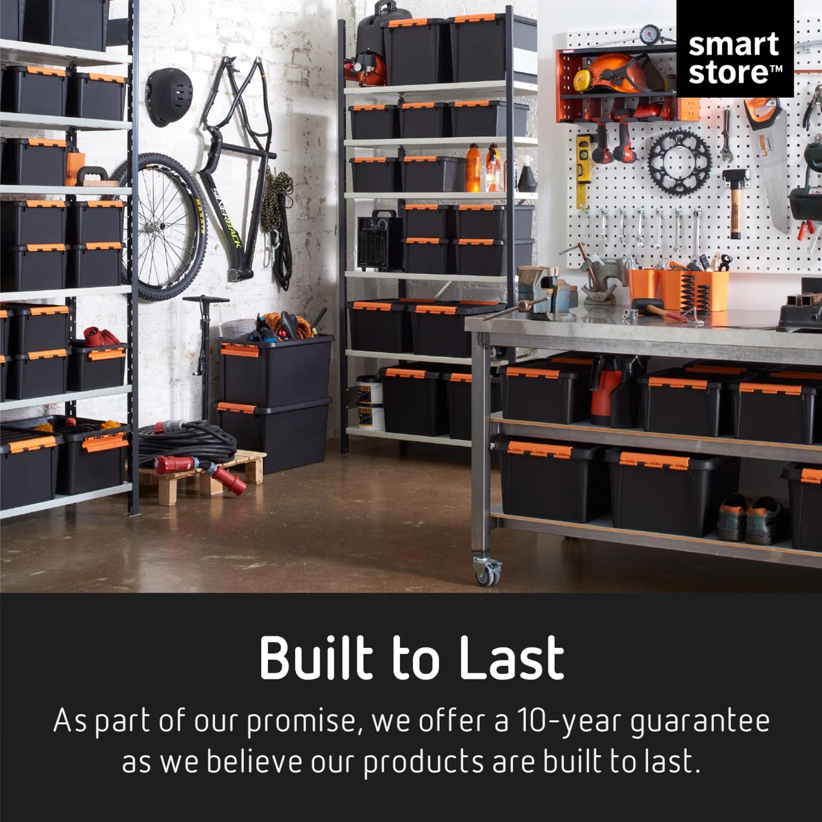 SmartStore Pro 14L Set of 3 Boxes, Black & Orange Black – image 7