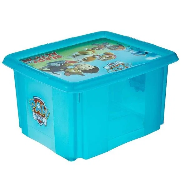 Keeeper Set of 2 Paw Patrol 24L Turn Around Stackable Storage Box – image 2