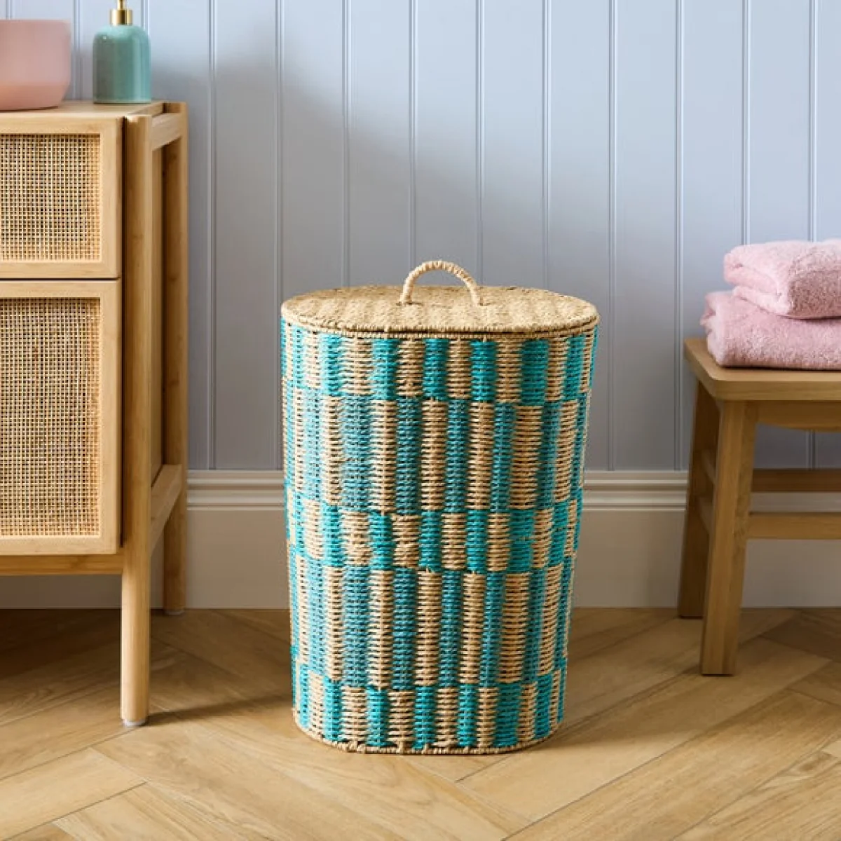 Paper Rope Laundry Basket