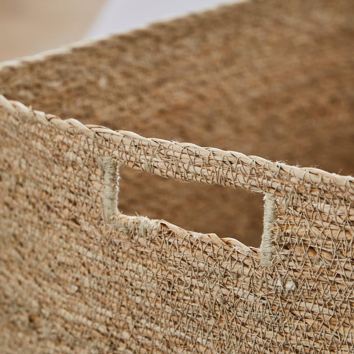 Seagrass Storage Basket Sandstone – image 2