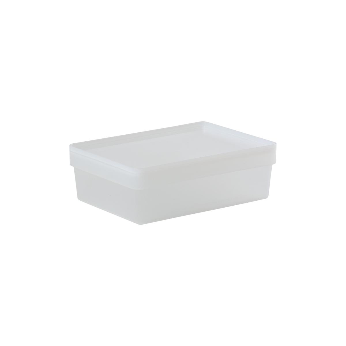 Wham Set of 4 12cm Studio 2.01 A4 Box and Lid Clear – image 3