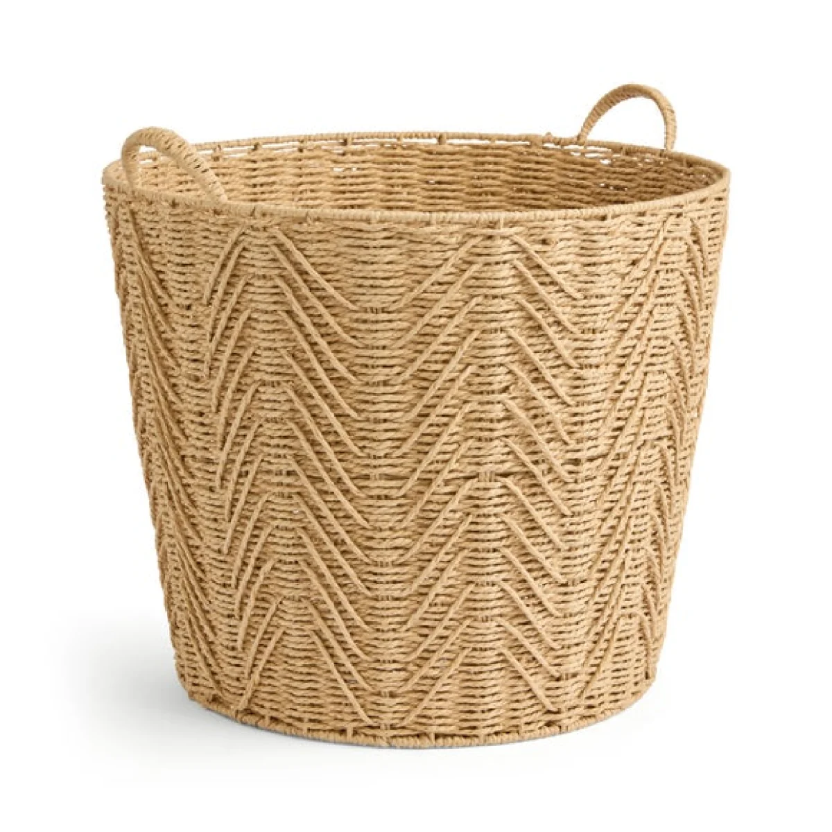 Global Herringbone Round Storage Basket – image 3