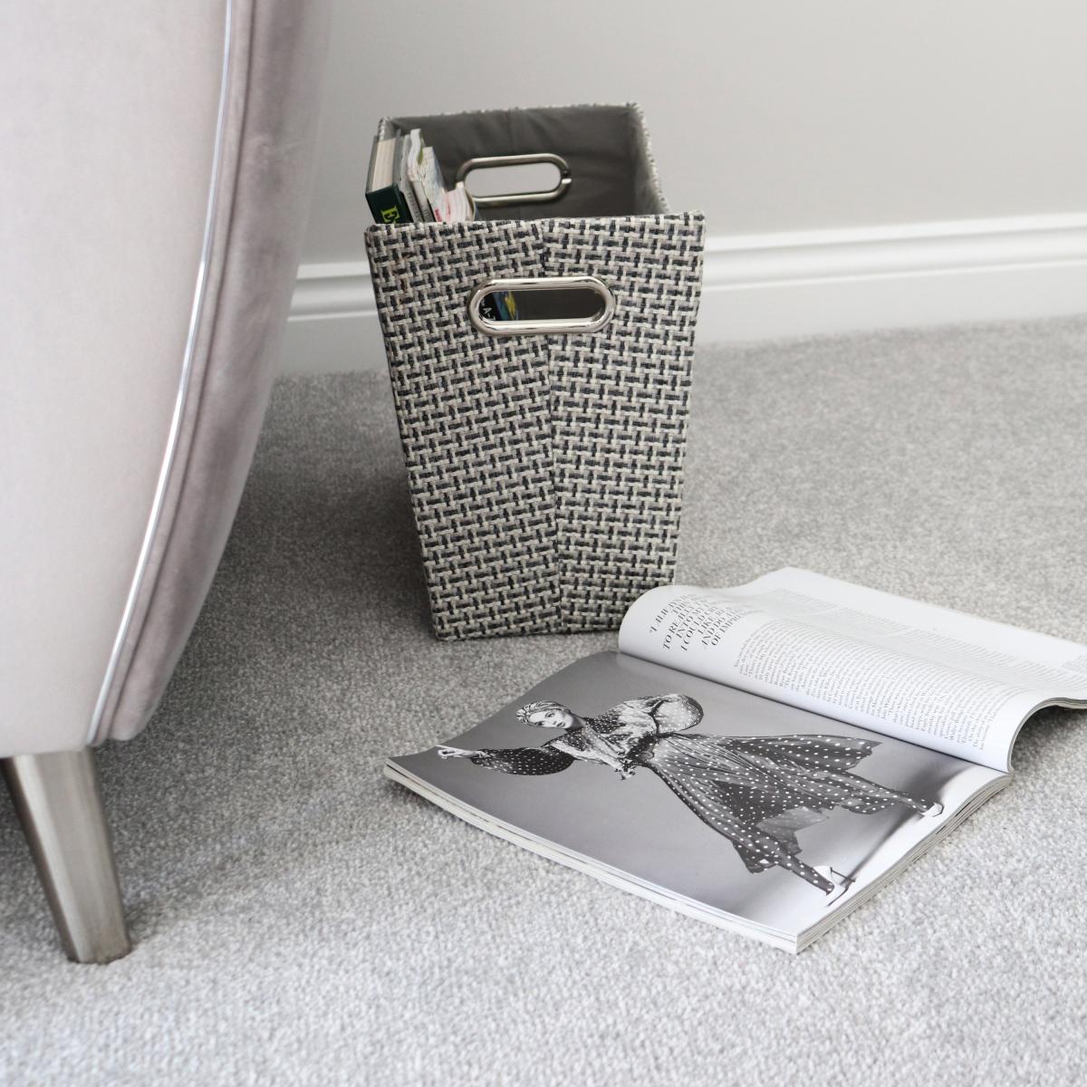 JVL Silva Magazine Holder Grey – image 1