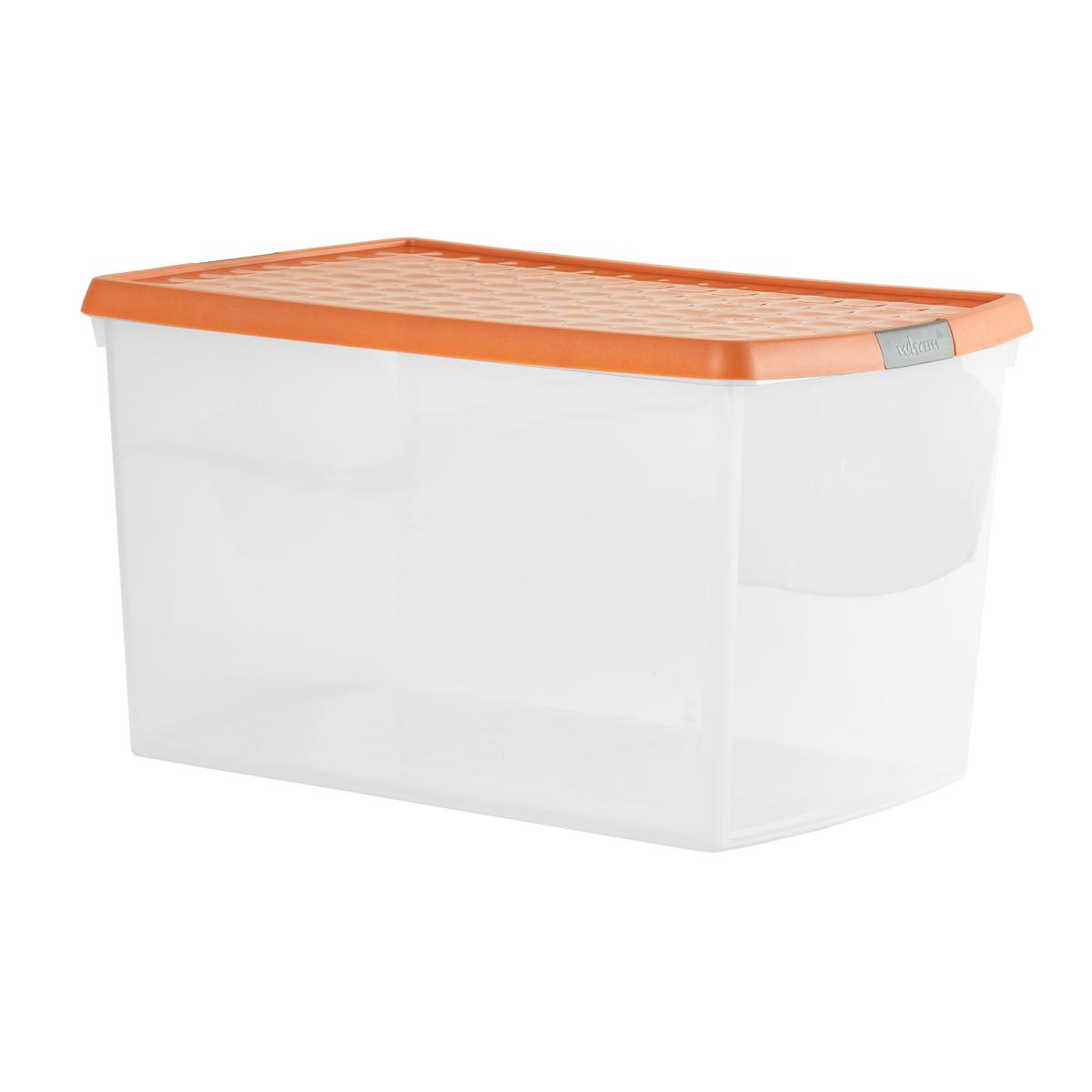Wham Plastic 62L Clip Top Storage Box Duck Egg (Blue) – image 2