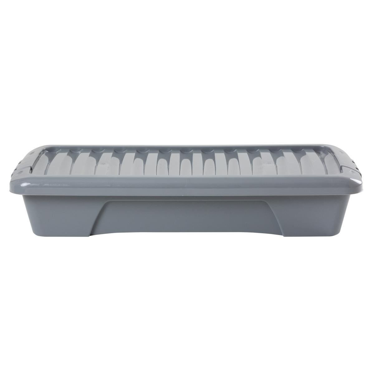 Wham Home Upcycle Set of 5 35l Grey Boxs With Lids Grey – image 2