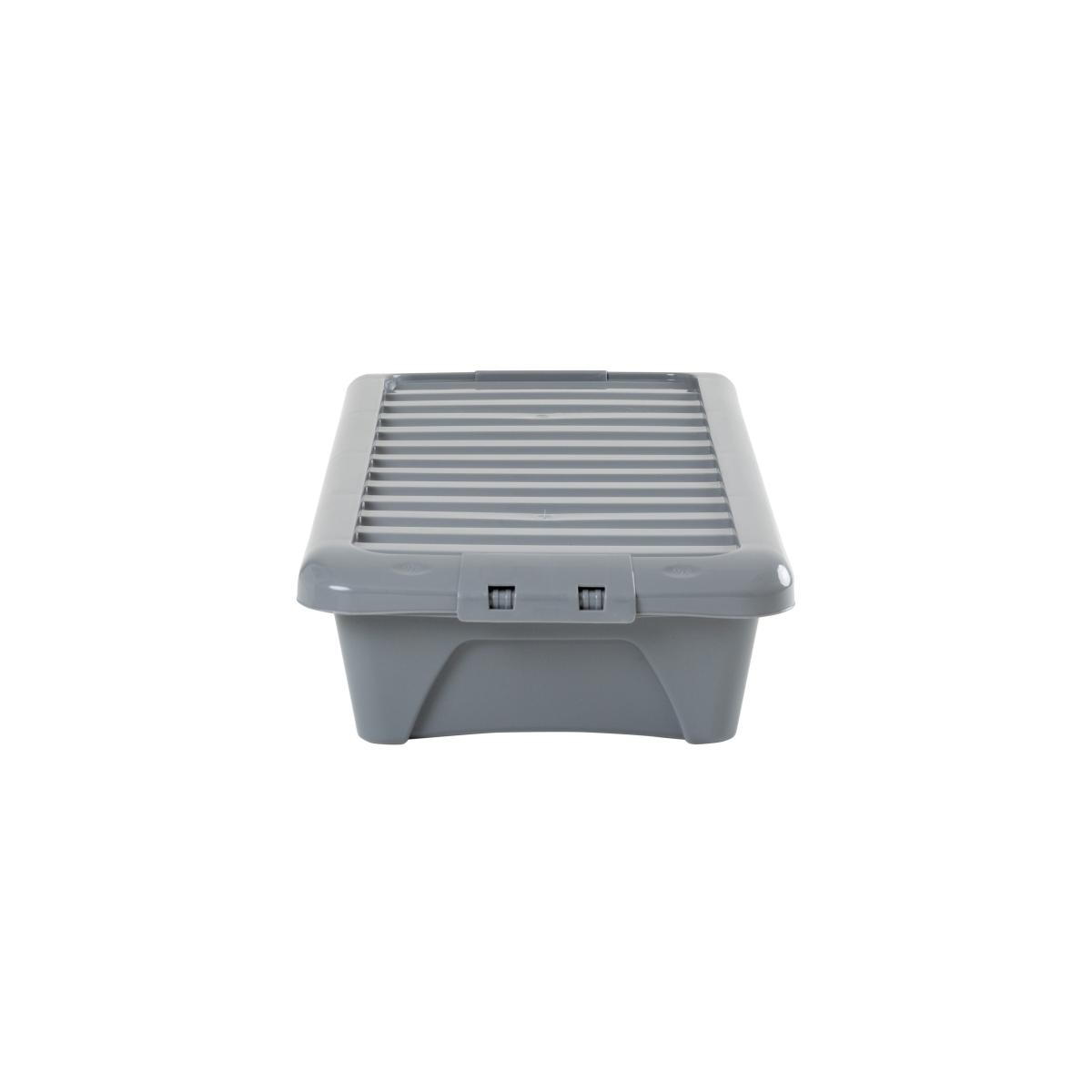 Wham Home Upcycle Set of 5 35l Grey Boxs With Lids Grey – image 4