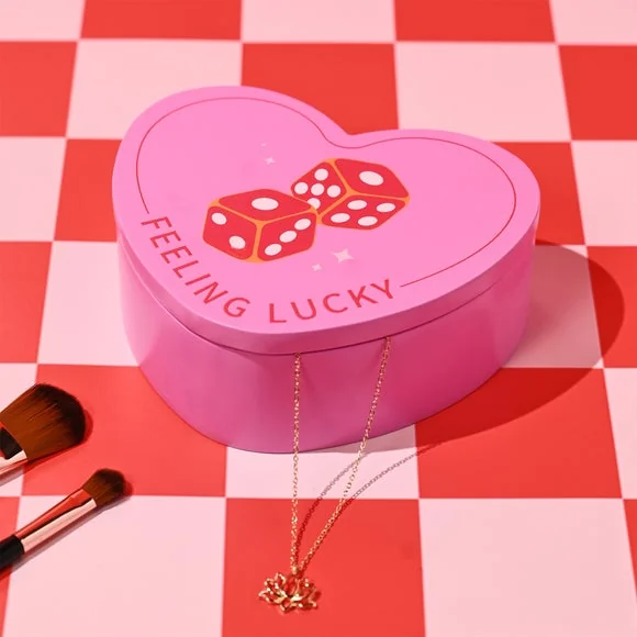 The Feel Good Club Feeling Lucky Heart Storage Box – image 1