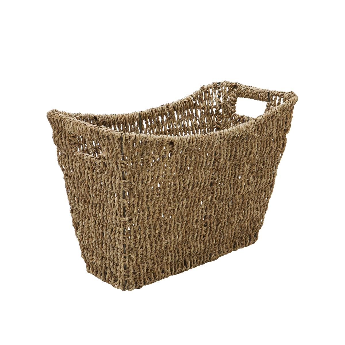 JVL Seagrass Magazine Holder Natural – image 2