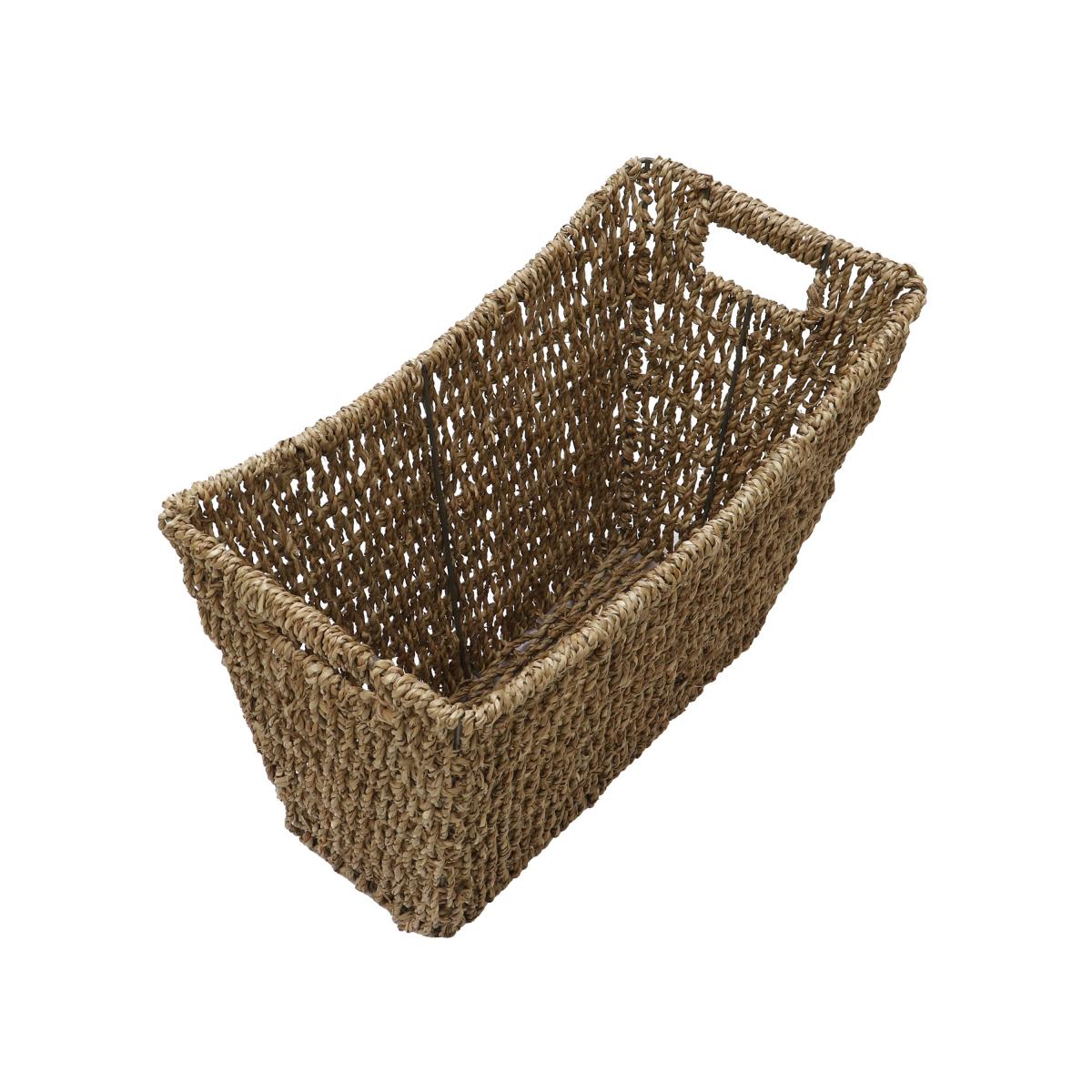 JVL Seagrass Magazine Holder Natural – image 3