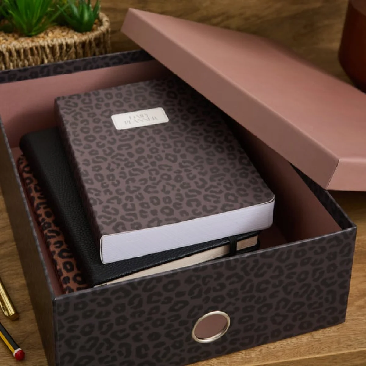 Leopard Print Storage Box – image 2