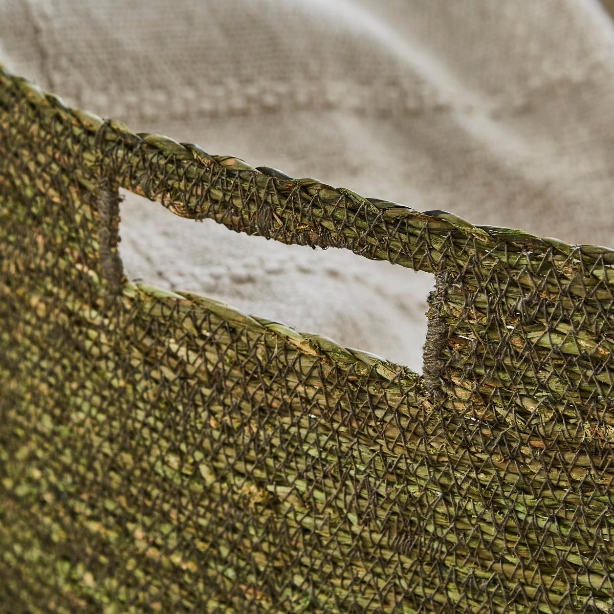 Seagrass Storage Basket Soft Olive – image 2