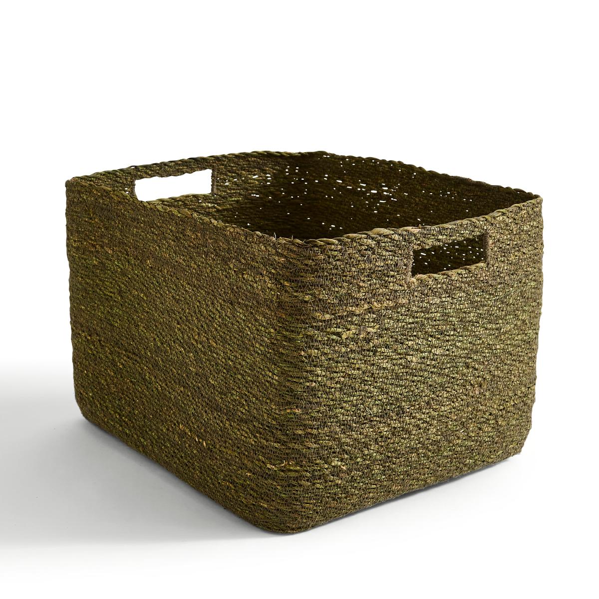 Seagrass Storage Basket Soft Olive – image 3