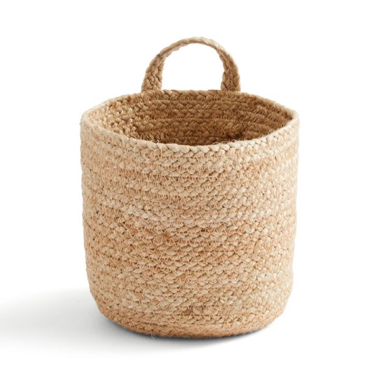 Medium Wall Hanging Jute Storage Basket – image 3
