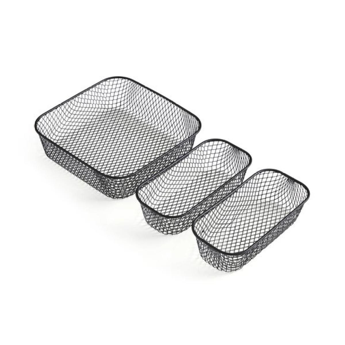 Set of 3 Wire Storage Baskets – image 3