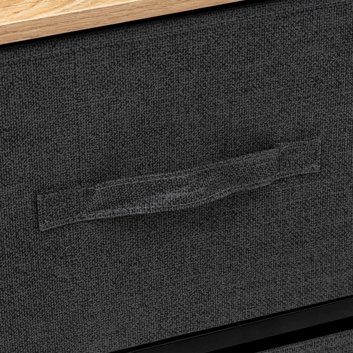 Tissa Grey Narrow 4 Drawer Storage Unit – image 4