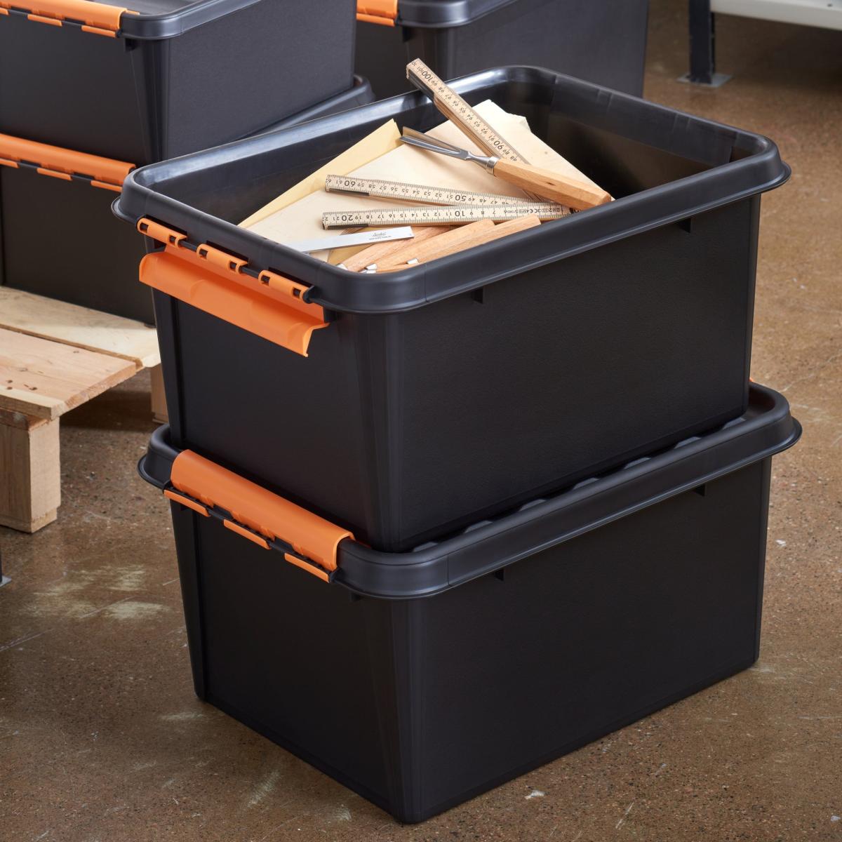 SmartStore Pro Box 32L, Black & Orange Black – image 2