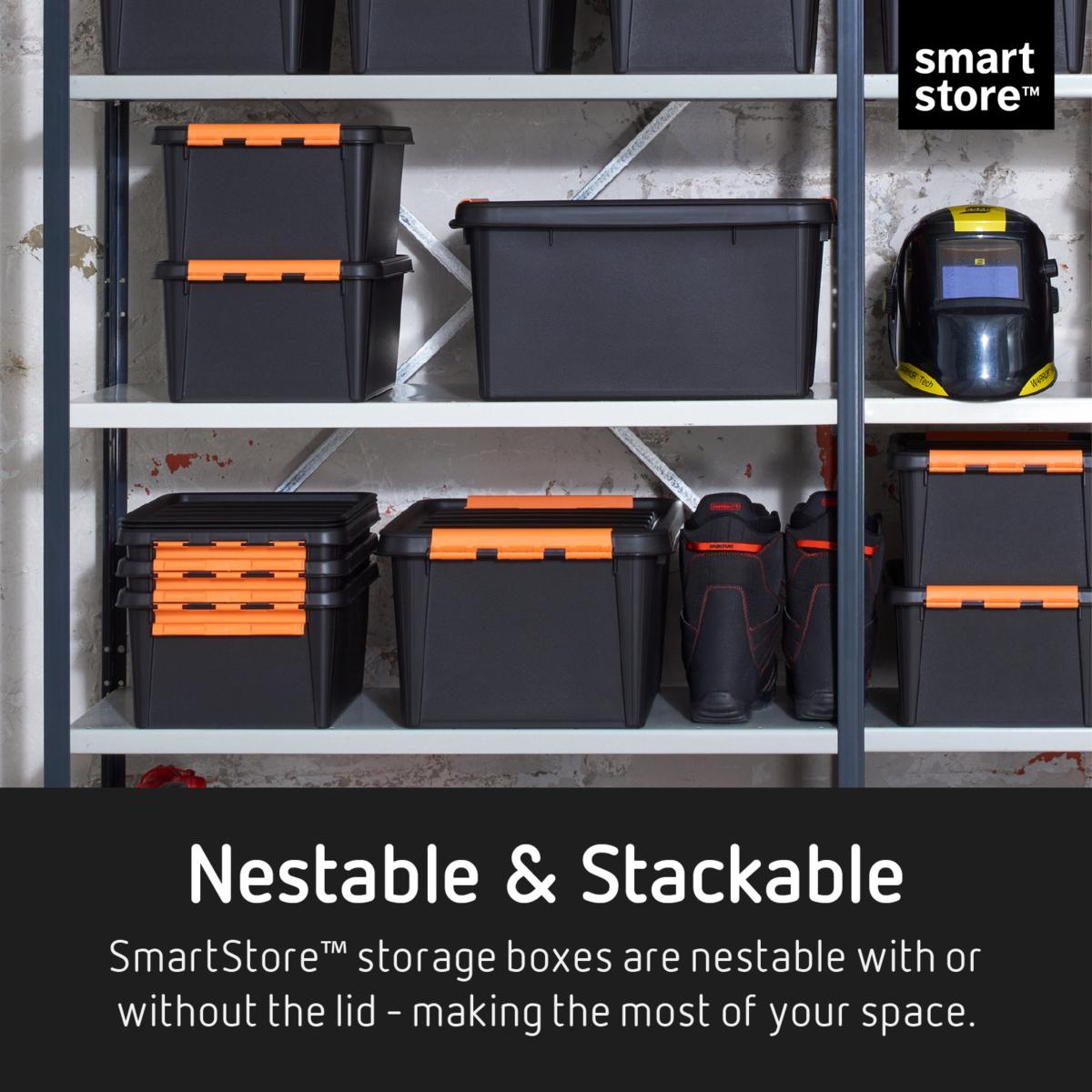 SmartStore Pro Box 32L, Black & Orange Black – image 4
