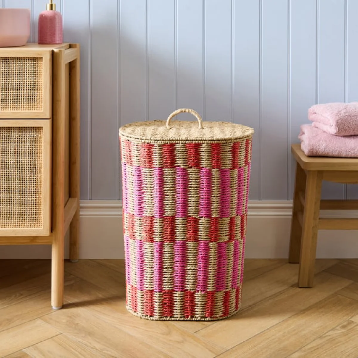 Paper Rope Laundry Basket