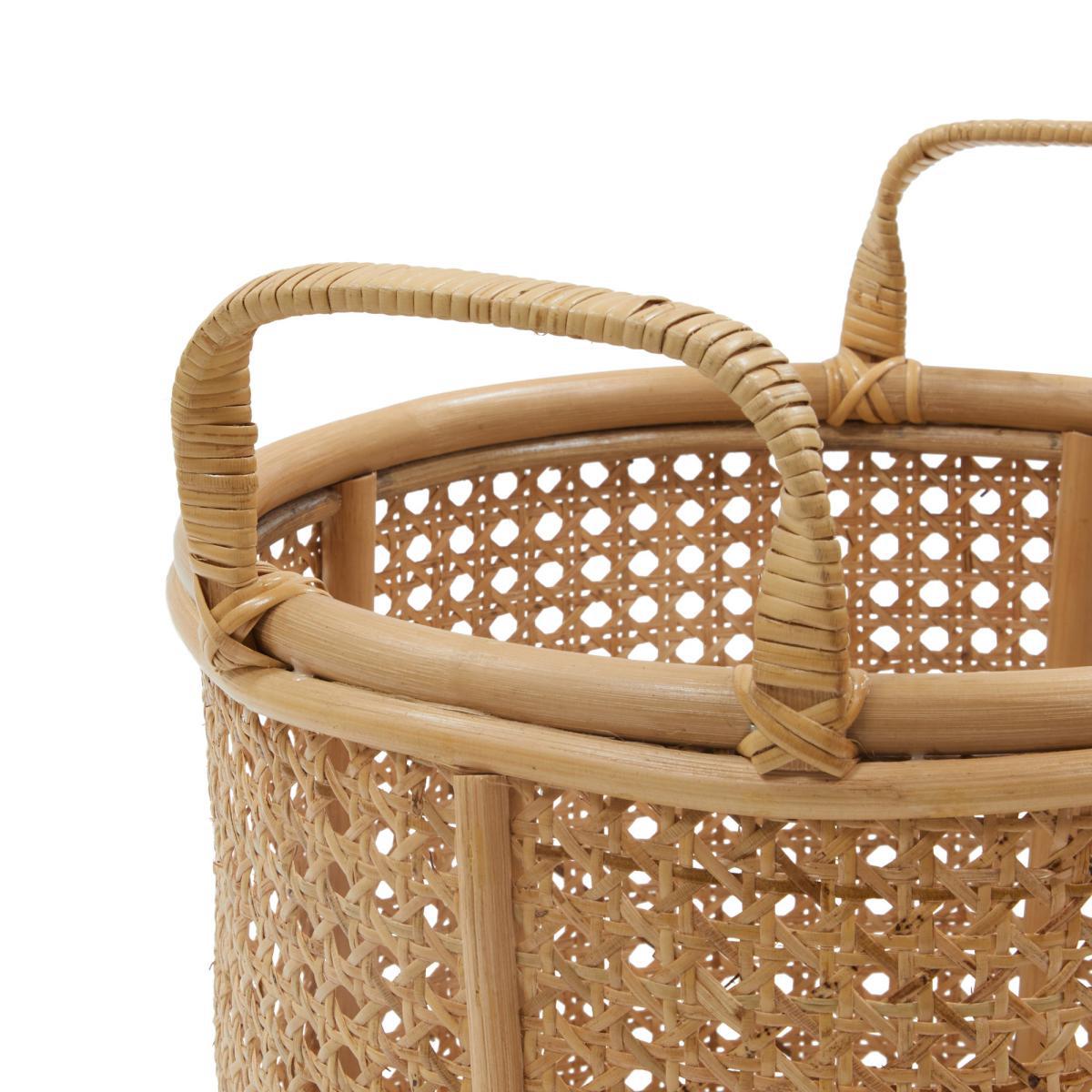 French Cane Basket Natural – image 4