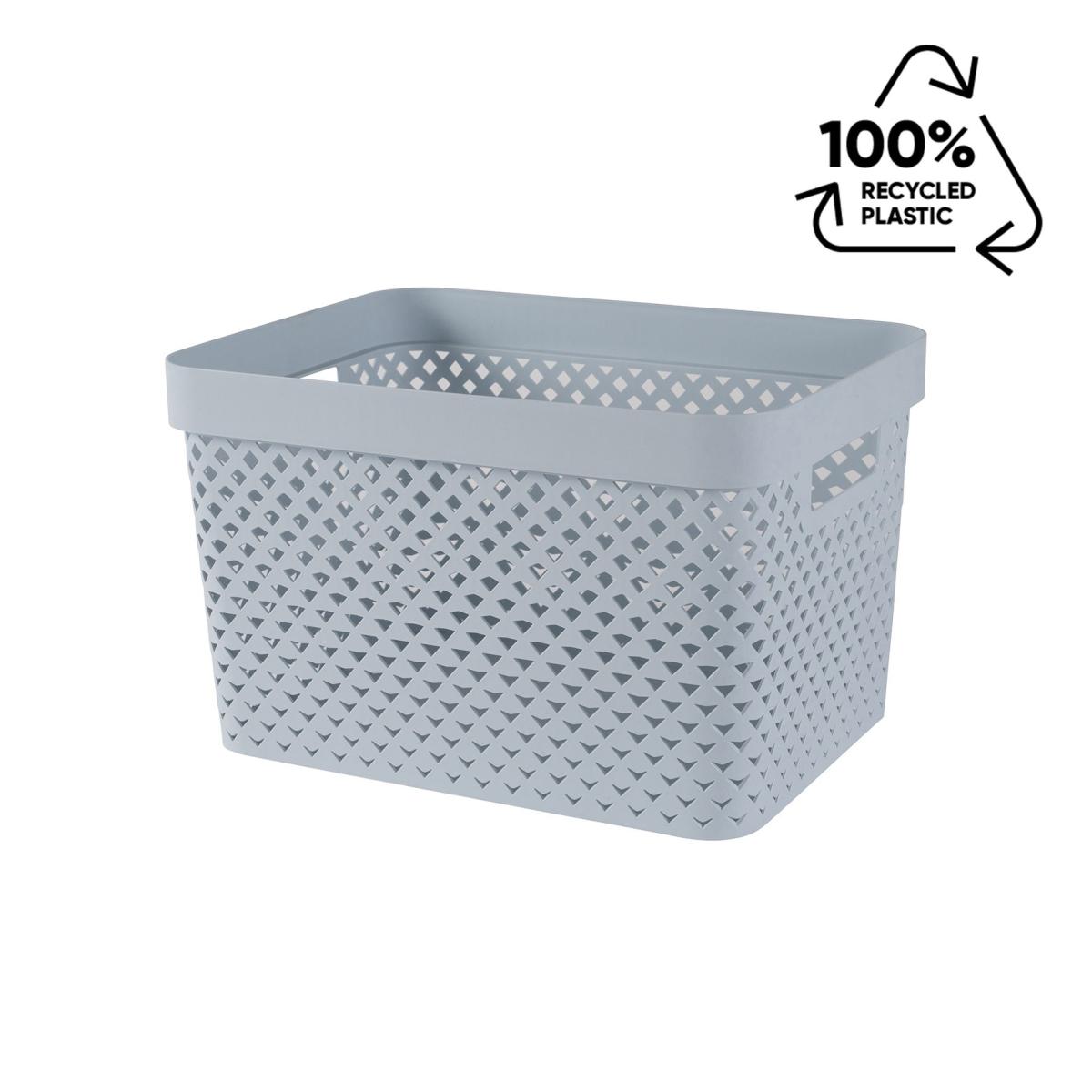 Curver Pure 17L Storage Basket Blue – image 7