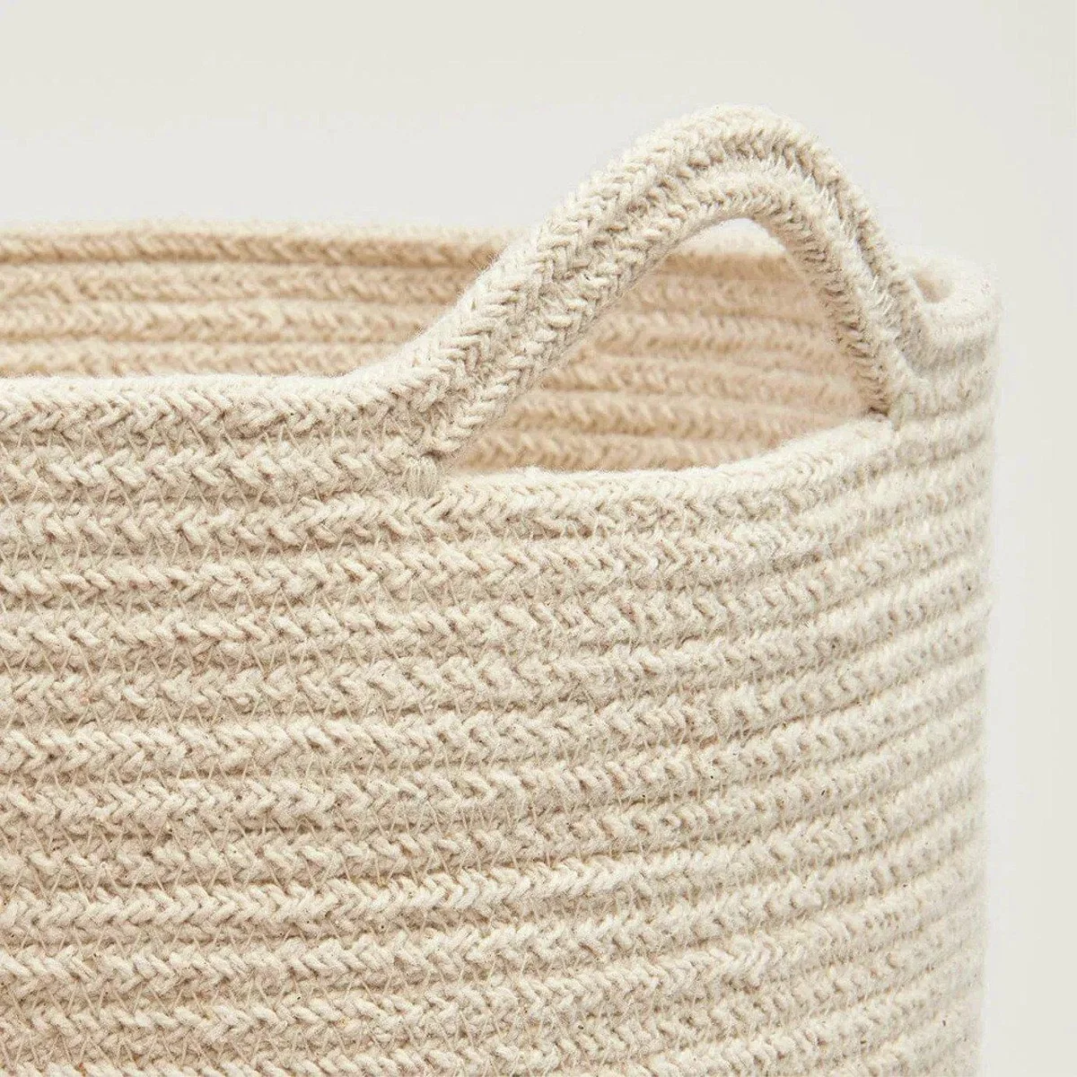 Great Little Trading Company Rope Storage Basket - Ivory – image 3