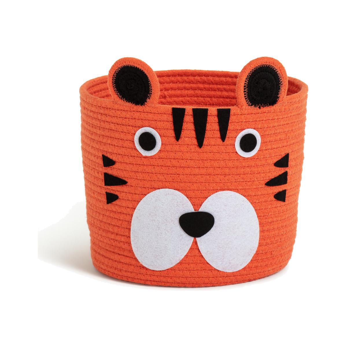 Habitat Tiger Rope Kids Storage Basket - Orange
