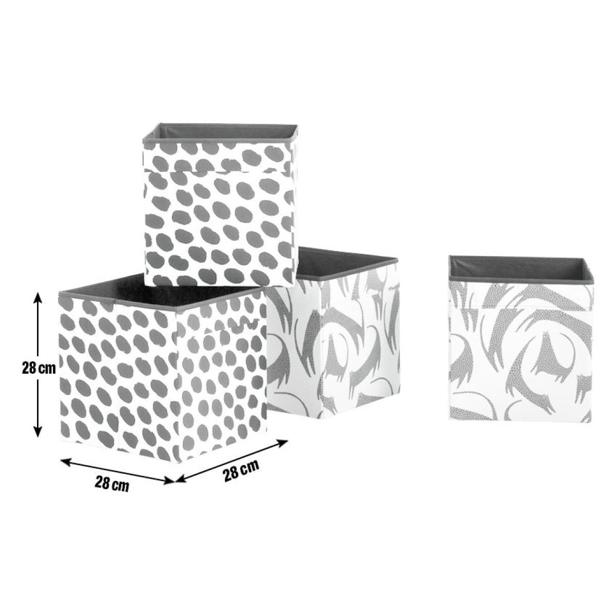 Habitat Sienna Cats Set of 4 Canvas Boxes – image 4