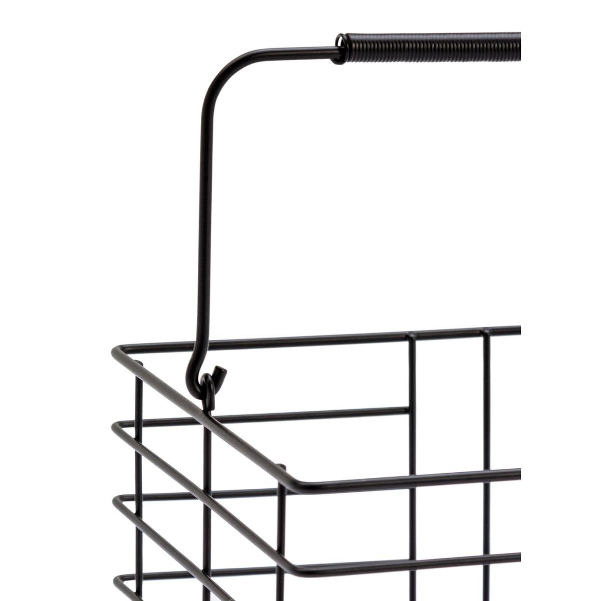 Habitat Wire Square Storage Basket - Matt Black – image 3
