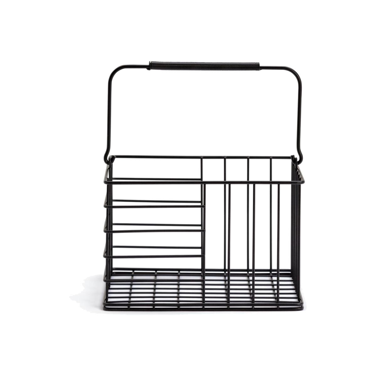 Habitat Wire Square Storage Basket - Matt Black – image 1