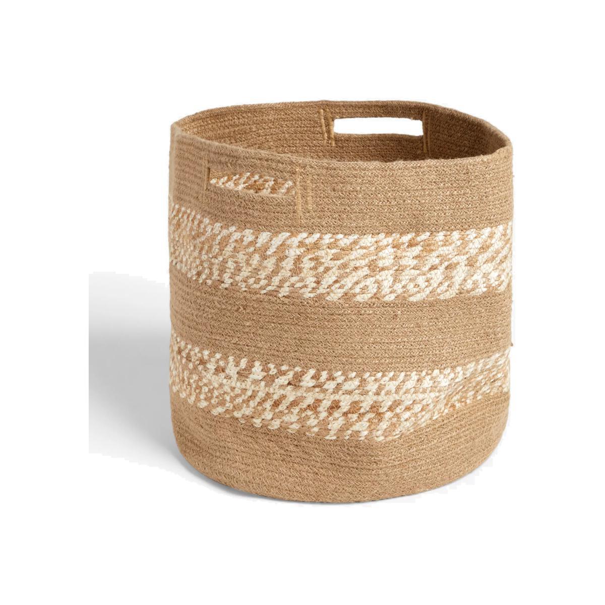 John Lewis & Partners Jute Basket, Natural – image 1