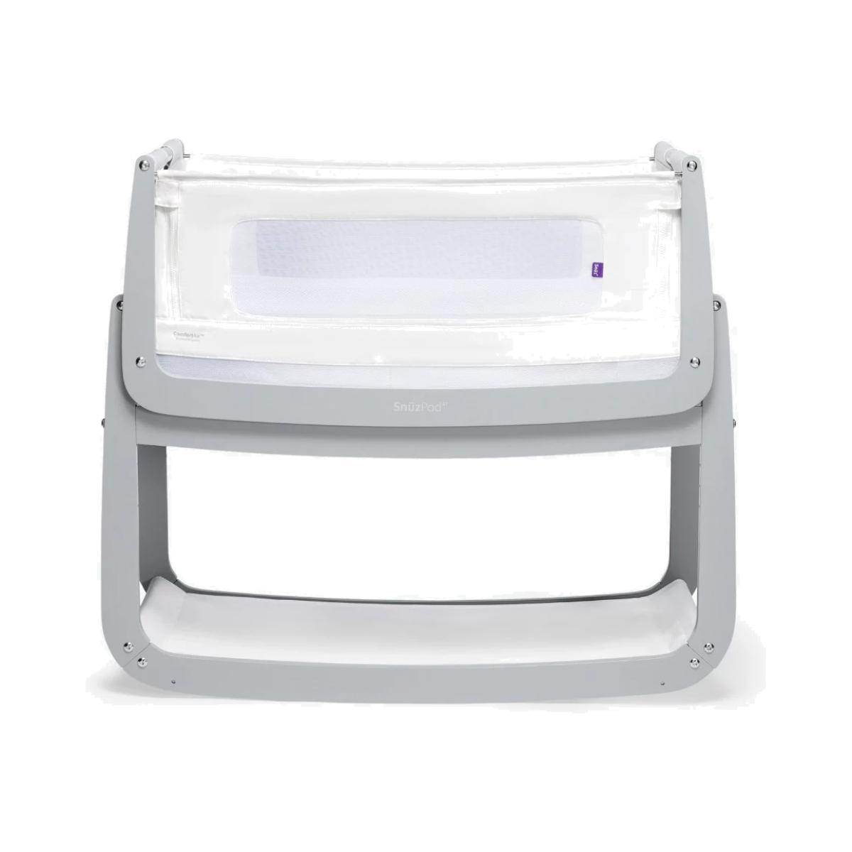 Snüz SnüzPod 4 Bedside Crib, Dove Grey – image 1