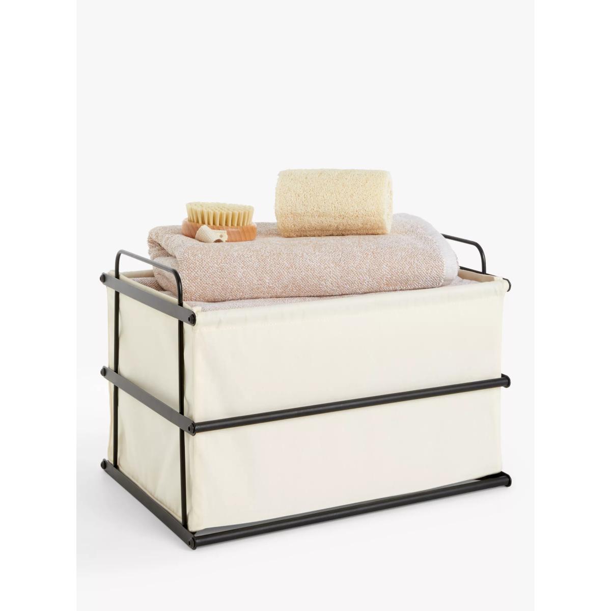 John Lewis Stackable Fabric Storage Baskets – image 3