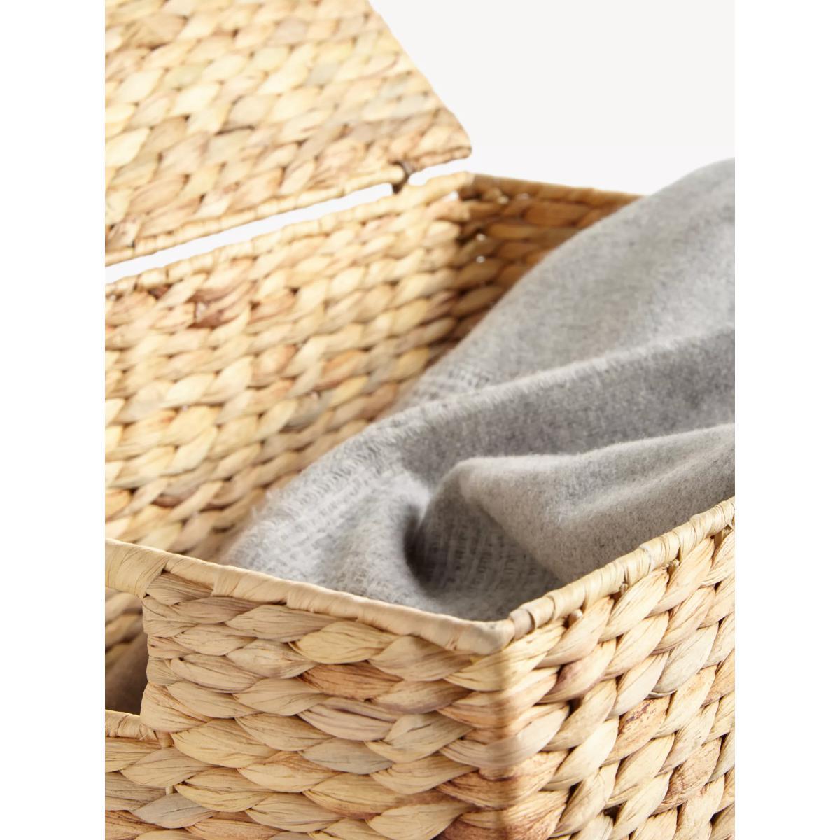 John Lewis & Partners Water Hyacinth Lidded Box, Large – image 3