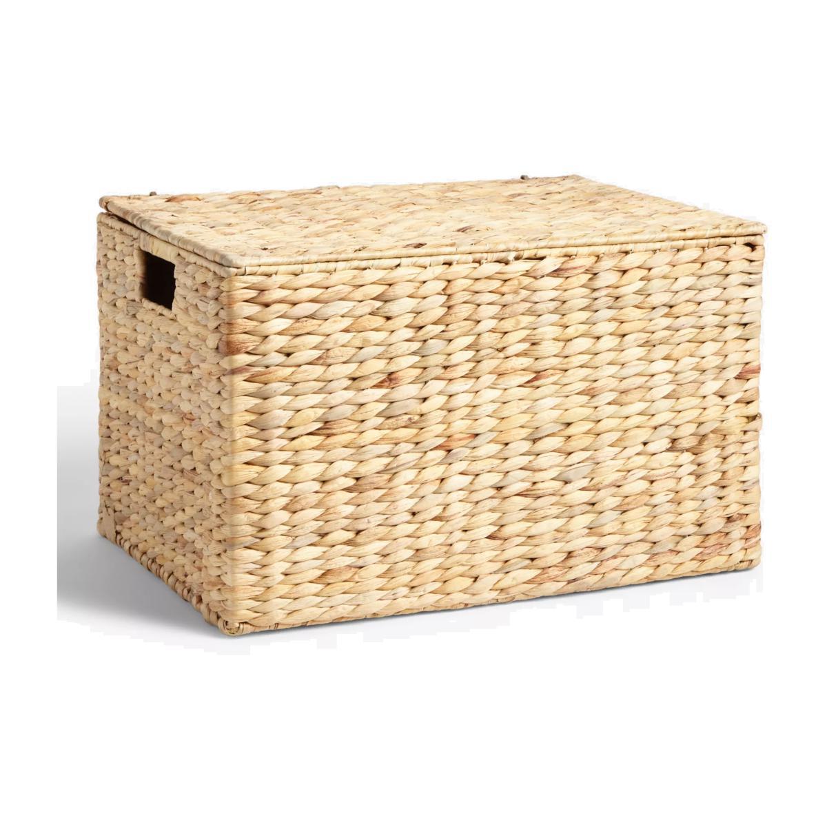 John Lewis & Partners Water Hyacinth Lidded Box, Large – image 1