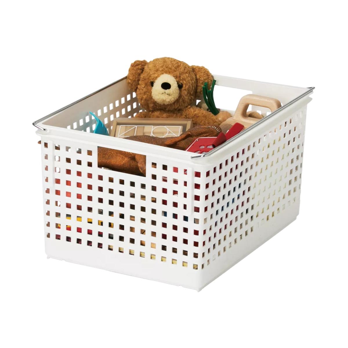 Like-it Modular Storage Basket, Medium, W34cm, White – image 1