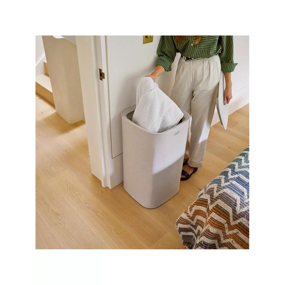 Joseph Joseph Tota Single Laundry Basket, 60L, Ecru – image 4