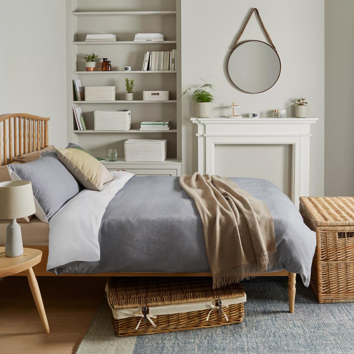 John Lewis & Partners Modern Country Willow Under Bed Lined Storage – image 3