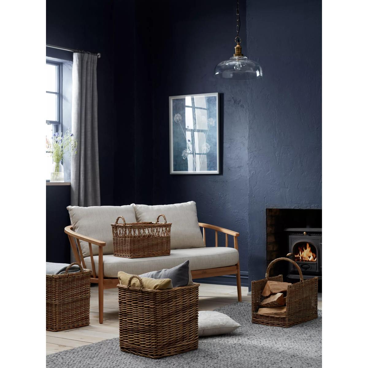 John Lewis & Partners Modern Country Wicker Log Basket – image 4