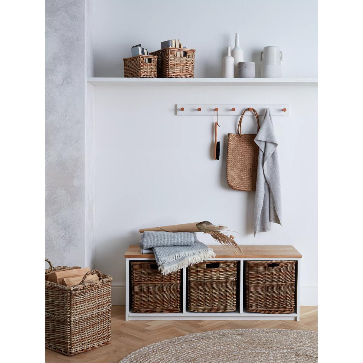 John Lewis & Partners Modern Country Wicker Log Basket – image 5