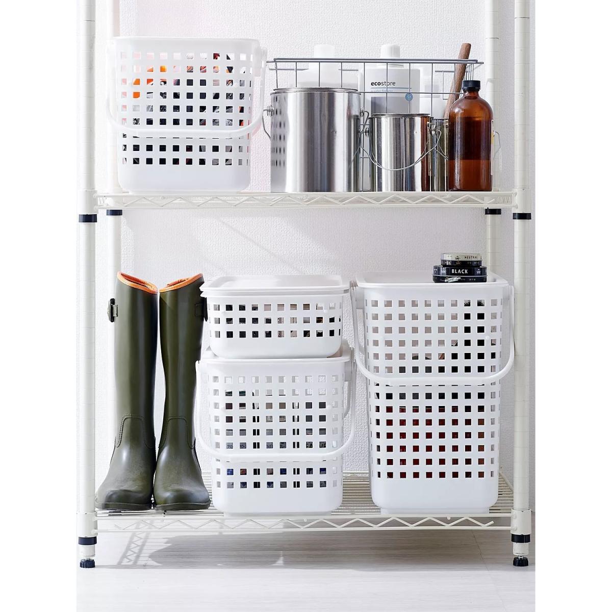 Like-it Modular Biomass Stacking Basket Lid, White – image 2