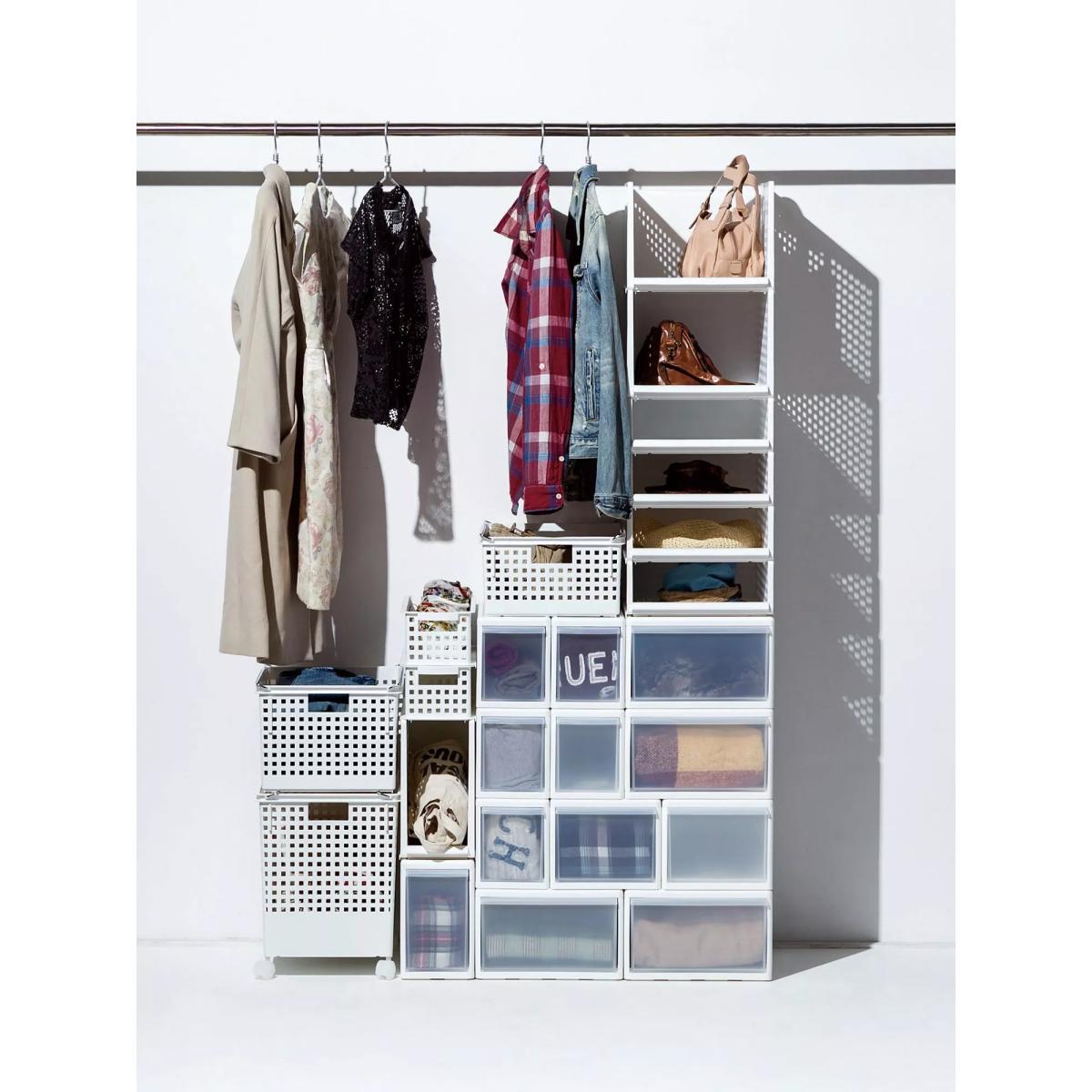 Like-it Modular Storage Basket, Medium, H13.4cm, White – image 2